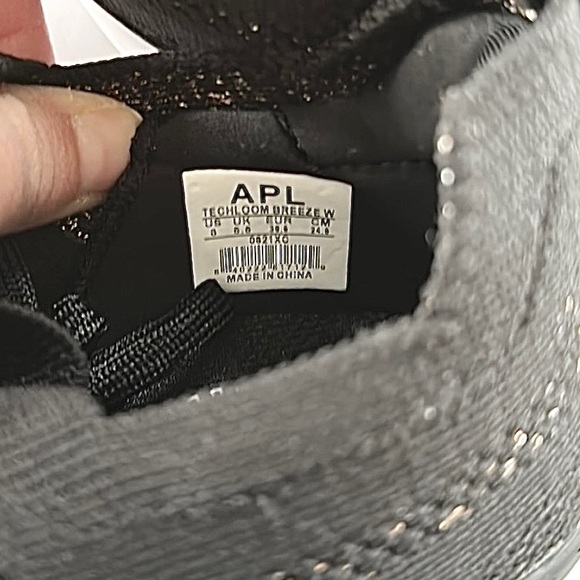 APL (Athletic Propulsion Lab) Breeze Mesh Black White Sneakers Running Shoes NEW - Picture 3 of 7